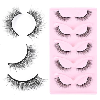 Manga Eyelash Volume ขนตาปลอม สไตล์สายฝอ ให้ลุคขนตายาวหนาฟูฟุ้ง ดวงตาสวยเฉี่ยวกลมโต ขนเบาสบายตา ติดง่าย แกนนิ่ม ยาวนุ่ม