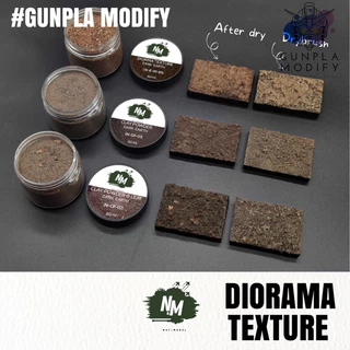 N&M ผงทำพื้นสำเร็จ สำหรับทำพื้นฉากไดโอราม่า ขนาด 80 ml