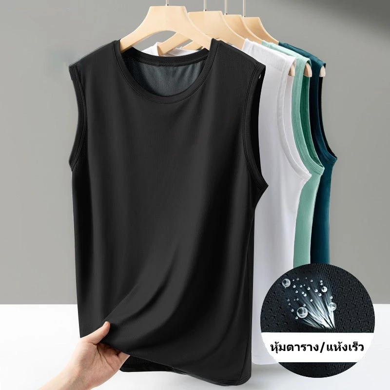 CC-30102 เสื้อกล้ามผู้ชายผ้ากีฬาไนลอนตาข่ายระบายอากาศ thumbnail 7