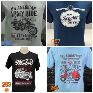 เสื้อยืดคอกลม ลายมอไซร์ คลาสสิค Classic เสื้อใหม่ งานคนไทย <1>