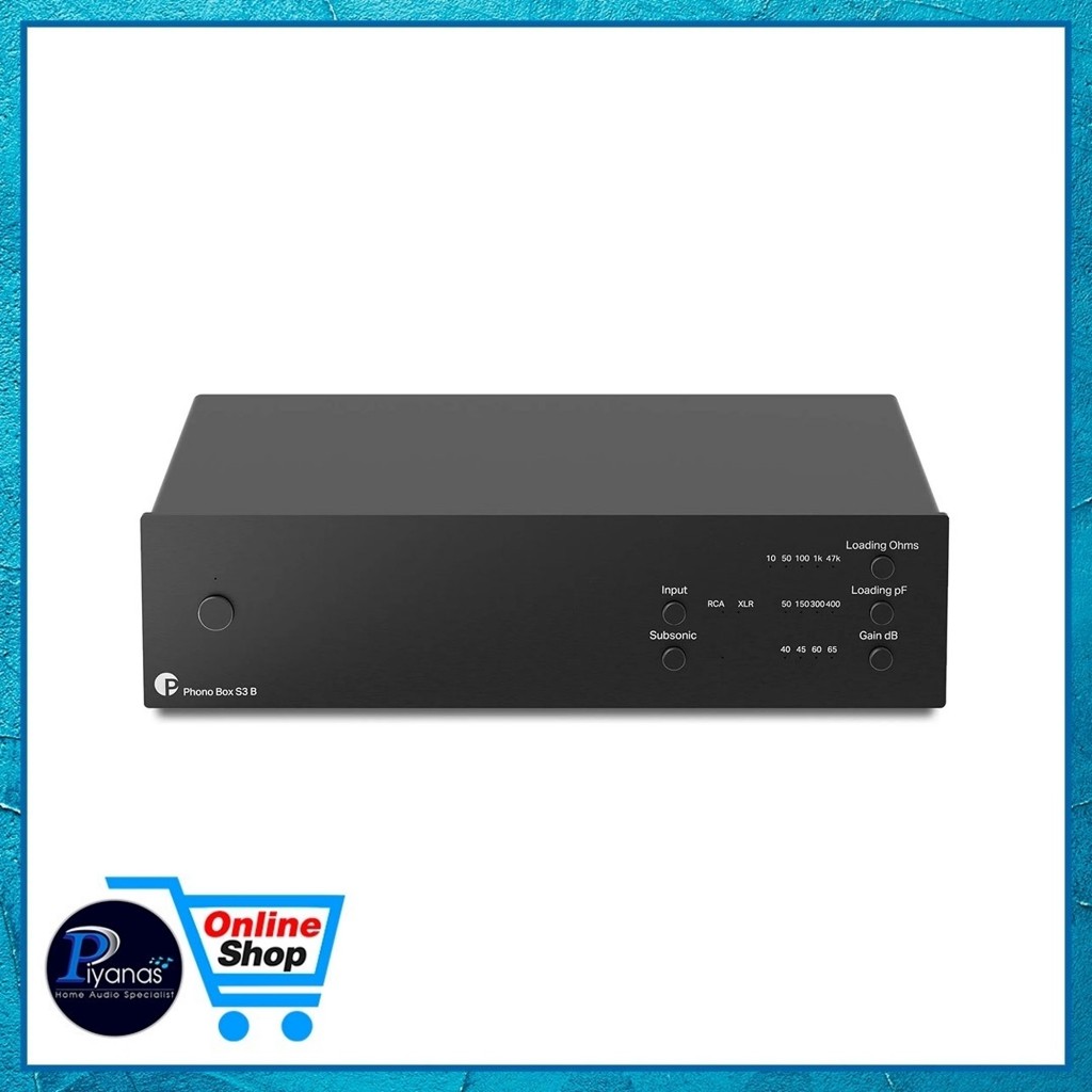 PROJECT : PHONO BOX S3 B (BLACK)/(SILVER) /Piyanas electric/ปิยะนัส อิเล็คทริคส์