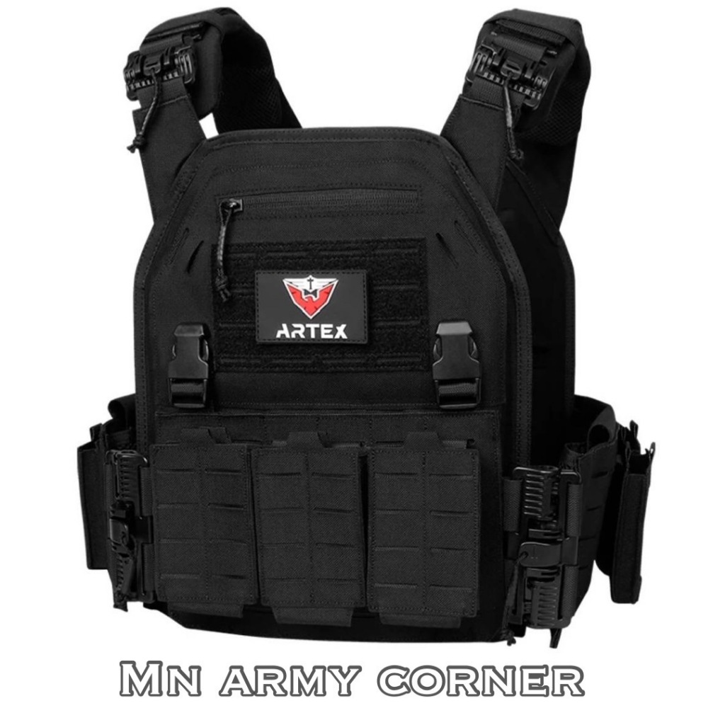 🔥เสื้อเกราะ เสื้อกั๊กยุทธวิธี รุ่น ARTEX II  เนื้อผ้าNylon1000D แข็งแรงทนทานปลดออกได้เร็วใช้ในการฝึก