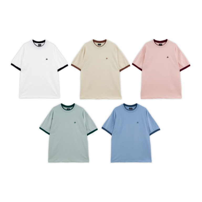 URTHE - เสื้อยืด เเขนสั้น ปักโลโก้ รุ่น DBVT