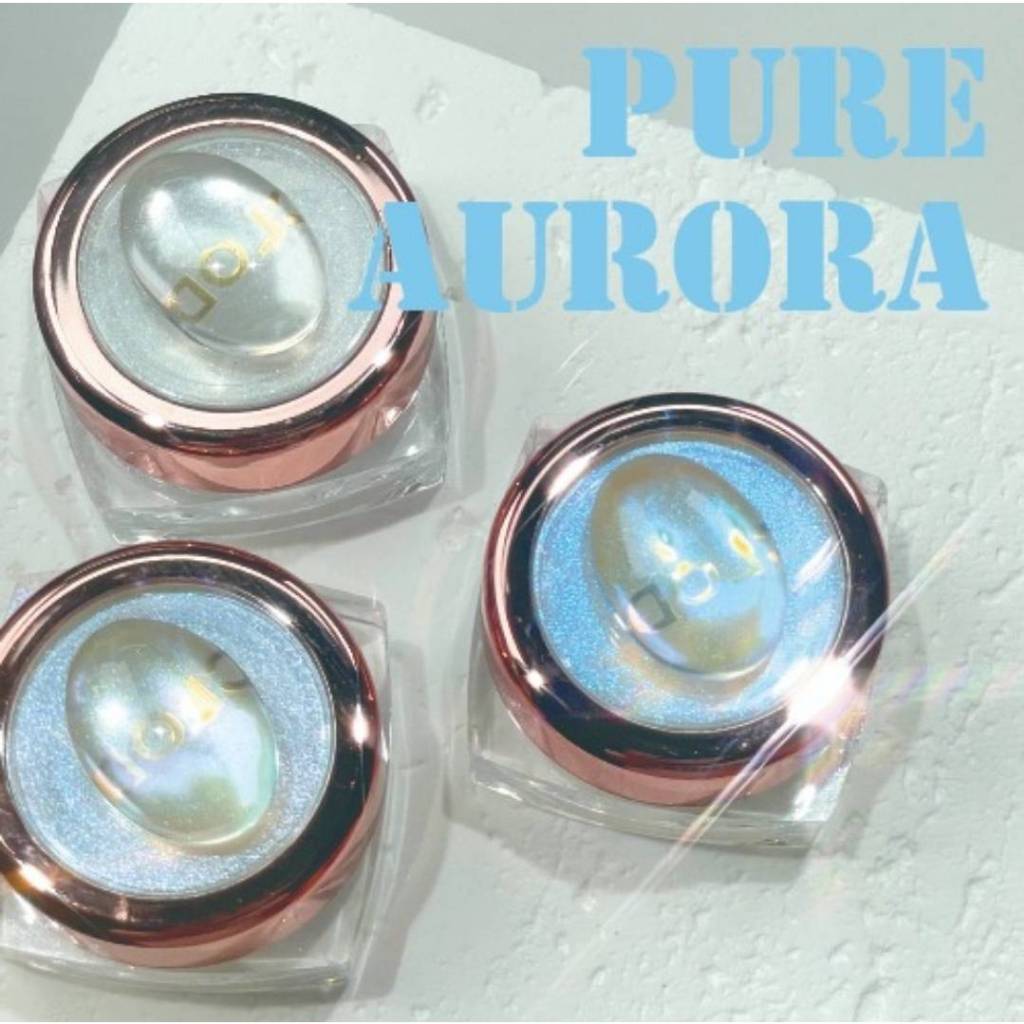 🆕️รวมผงขัดเล็บ CLODI Pure Aurora powder แบบกระปุก มี 3สี  Mirror Nail Powder ของแท้จากเกาหลี