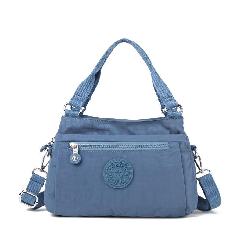 MINDESA-พร้อมส่ง กระเป๋าสะพายข้าง/ถือ แฟชั่น รุ่นใหม่ 2024 ผู้หญิง เกรดพรีเมี่ยม ผ้าไนลอน กันน้ำ100% รุ่น-8625