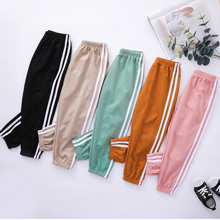 กางเกงขายาวเด็ก ไซส์ 3-9 ขวบ ขาจั้ม ระบายอากาศได้ดี ใส่หน้าร้อน ใส่กันยุง - รูปที่ 2