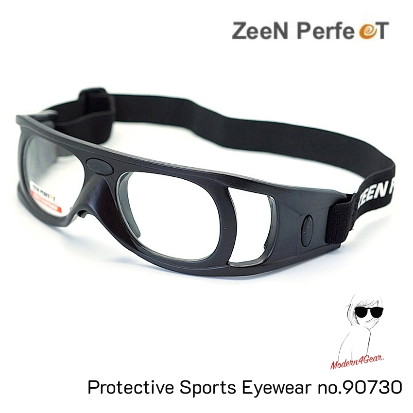 แว่นสำหรับเล่นกีฬาตัดเลนส์สายตาได้ Zeen Perfect no.90730( Protective Sports Eyewear )