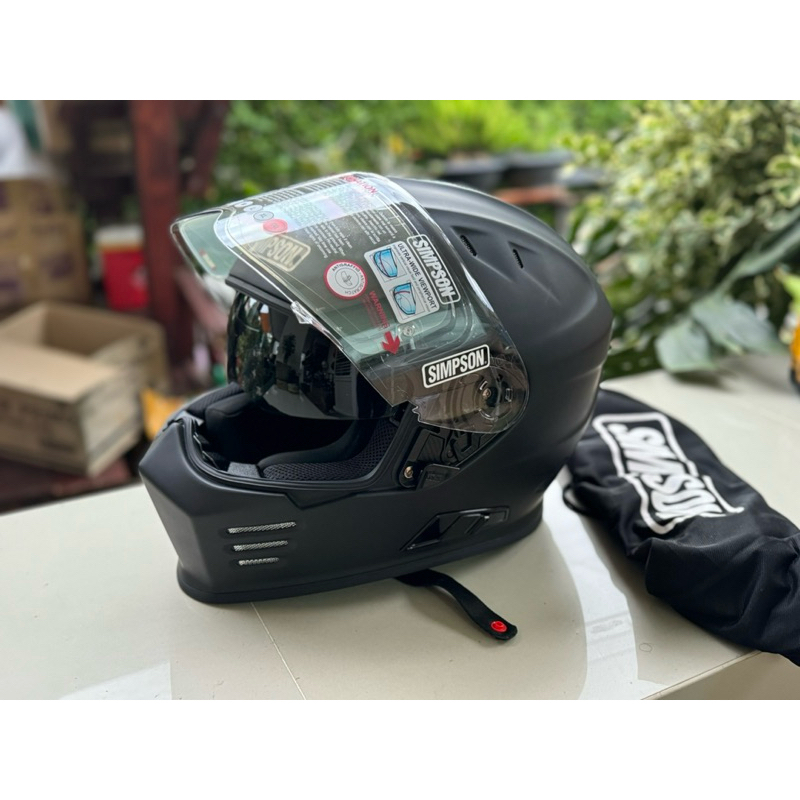 มือ2 usa หมวกกันน๊อค Simpson Ghost bandit / venom