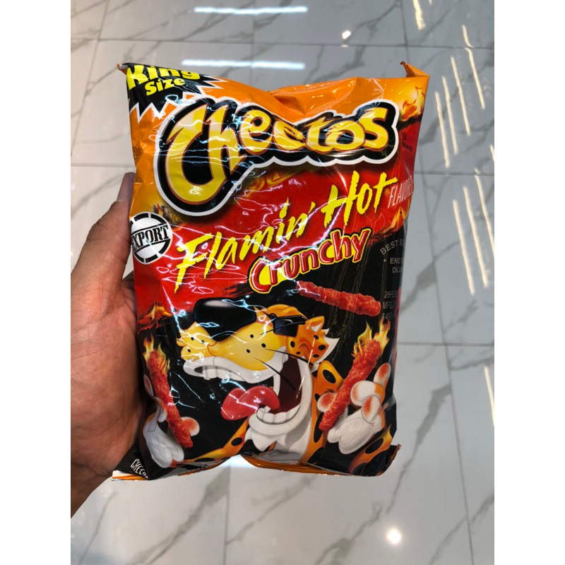 ชีโตส Cheetos flamin hot crunchy cheese ขนาด 99g