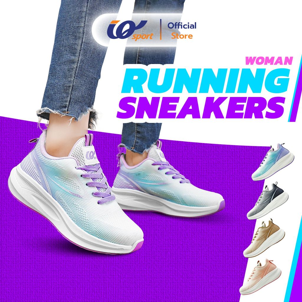 IQ SPORT รองเท้าผ้าใบผู้หญิง (Lifestyle) รหัสPH7-RA2612L
