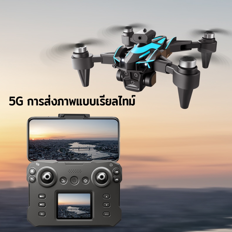 djiระดับ drone 8K กล้องคู่ ESCโดรมบังคับ รีโมทพร้อมหน้าจอ การส่งภาพแบบเรียลไทม์ Brushless หลีกเลี่ยงสิ่งกีดขวางสี่ด้าน
