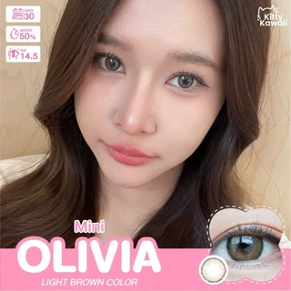 Mini Olivia Light Brown - คอนแทคเลนส์ คิตตี้ คาวาอิ Kitty Kawaii (Blister)