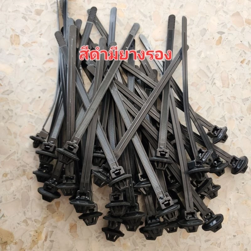 เคเบิ้ลไทร์ Cabel tie เก็บสายไฟหน้าห้องเครื่องยนต์ จัดระเบียบสายไฟ สายไนลอน เหนียว ทนความร้อน thumbnail 10