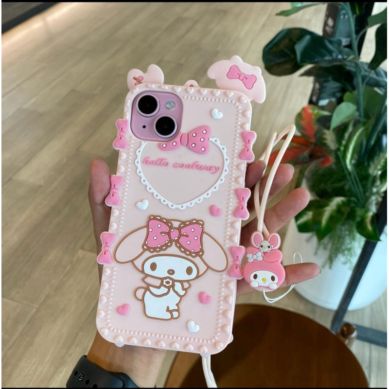 เคสยางซิลิโคนมายเม + สายคล้องคอได้