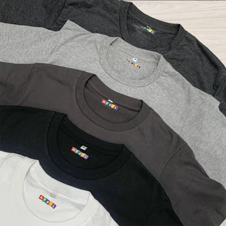 เสื้อยืดสีดำ พร้อมส่ง‼️ cottonเบอร์20 เนื้อหนา อยู่ทรง ไม่ย้วย