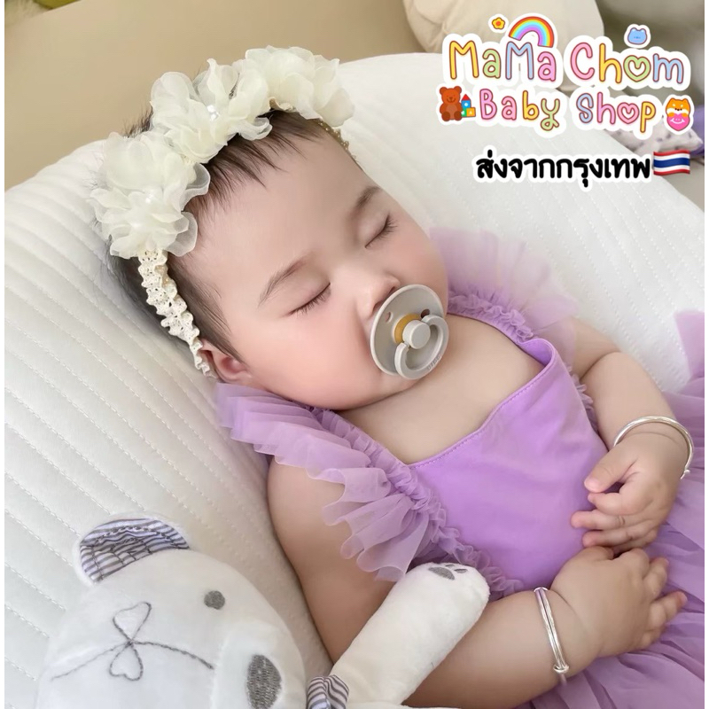 คาดผมเด็กอ่อนประดับดอกไม้สำหรับเด็ก3-18เดือน🇹🇭พร้อมส่ง🇹🇭