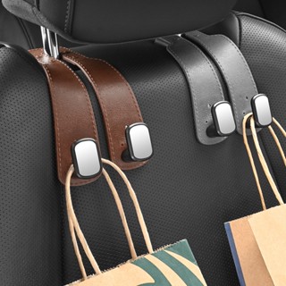 2 ตะขอเครื องมือรถตะขอโลหะแขวนรถที นั งกลับตะขอหนังนิ  มสําห…