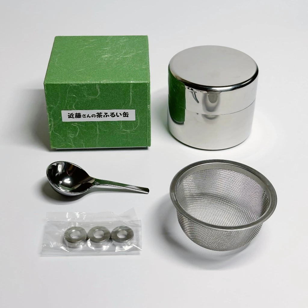 กระปุกร่อนชา กระป๋องเก็บชา Matcha Seive นำเข้าจากญี่ปุ่น Made in Japan