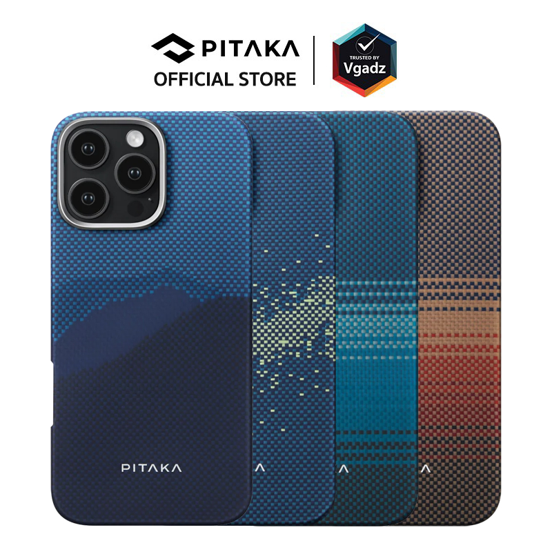 Pitaka เคสสำหรับ iPhone 16/ 16 Plus/ 16 Pro/ 16 Pro Max รุ่น MagEZ Case 6 (Tactile Woven Case)