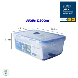 SuperLock ของแท้ 100% กล่องใส่อาหาร แบบมีตะแกรง และแบบตั้งวันที่ได้ กล่องถนอมอาหาร มี 8 แบบ BPA Free เข้าไมโครเวฟได้