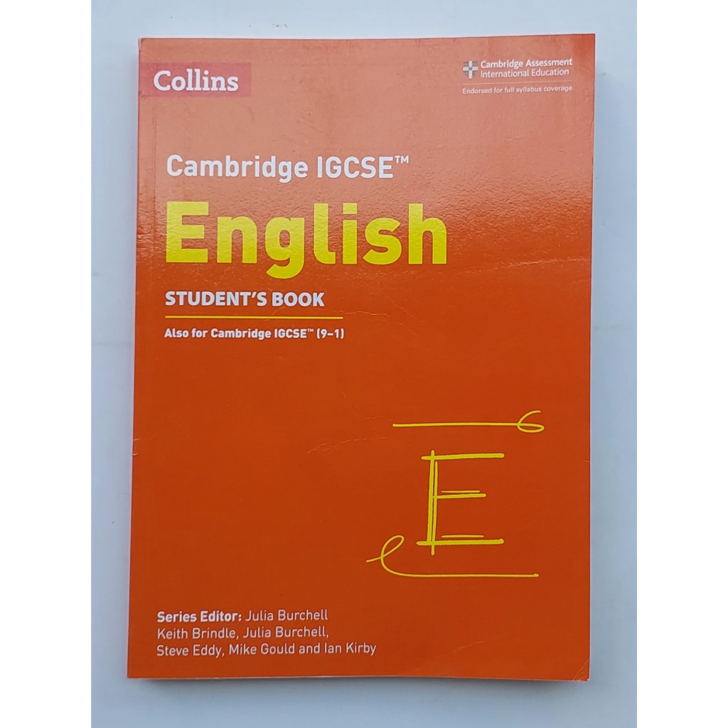 หนังสือ แบบเรียน ภาษาอังกฤษ Cambridge IGCSE English STUDENT'S BOOK 320Page