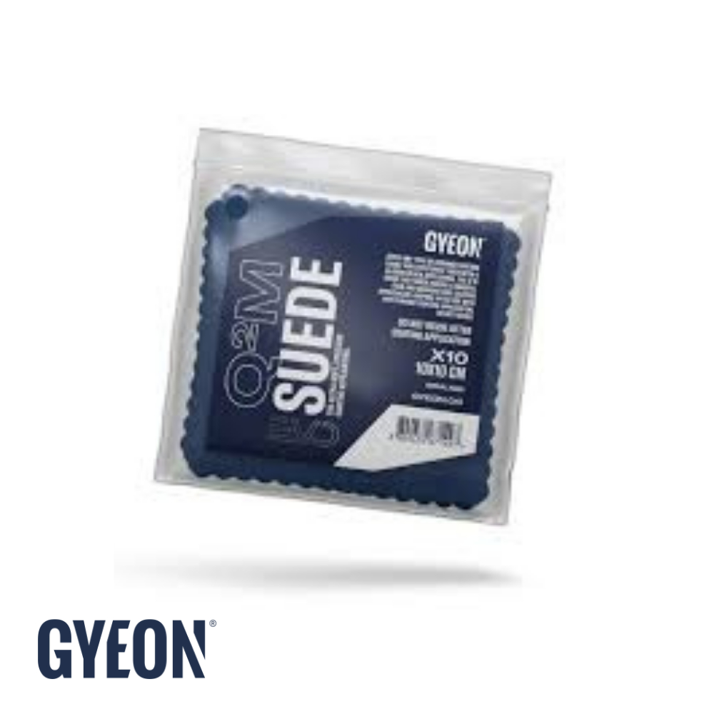 GYEON Q²M SUEDE EVO (10ผืน/แพ็ค)ผ้าลงน้ำยาเคลือบแก้ว ผ้าไมโครไฟเบอร์ลงน้ำยา