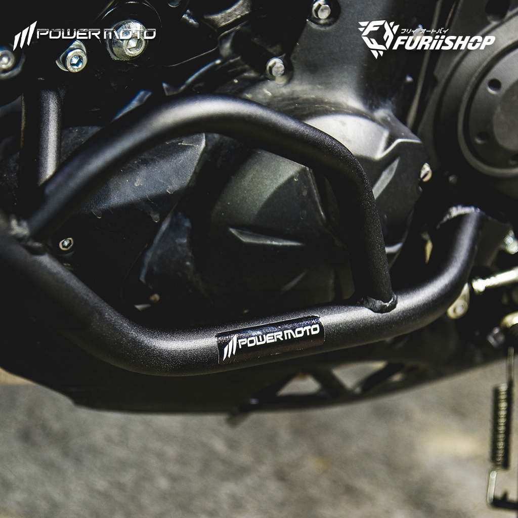 แคชบาร์ POWER MOTO FOR KAWASAKI VERSYS650(15) ล่าง ดำ