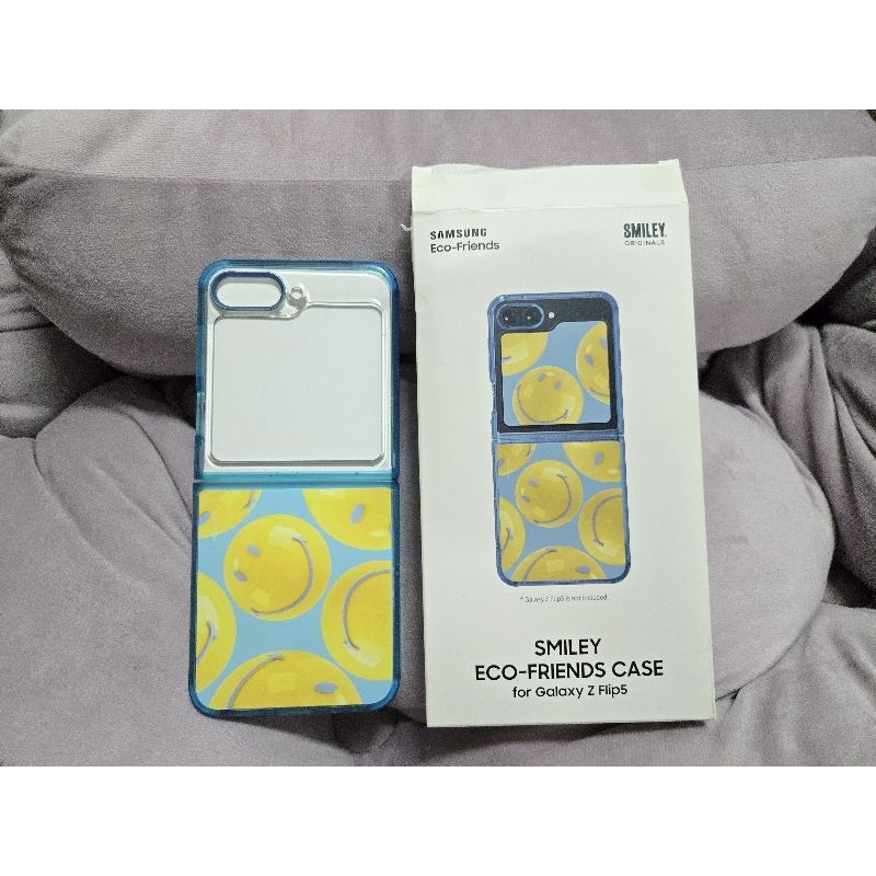 Case flip5 smiley eco -friends case for galaxy Z flip5