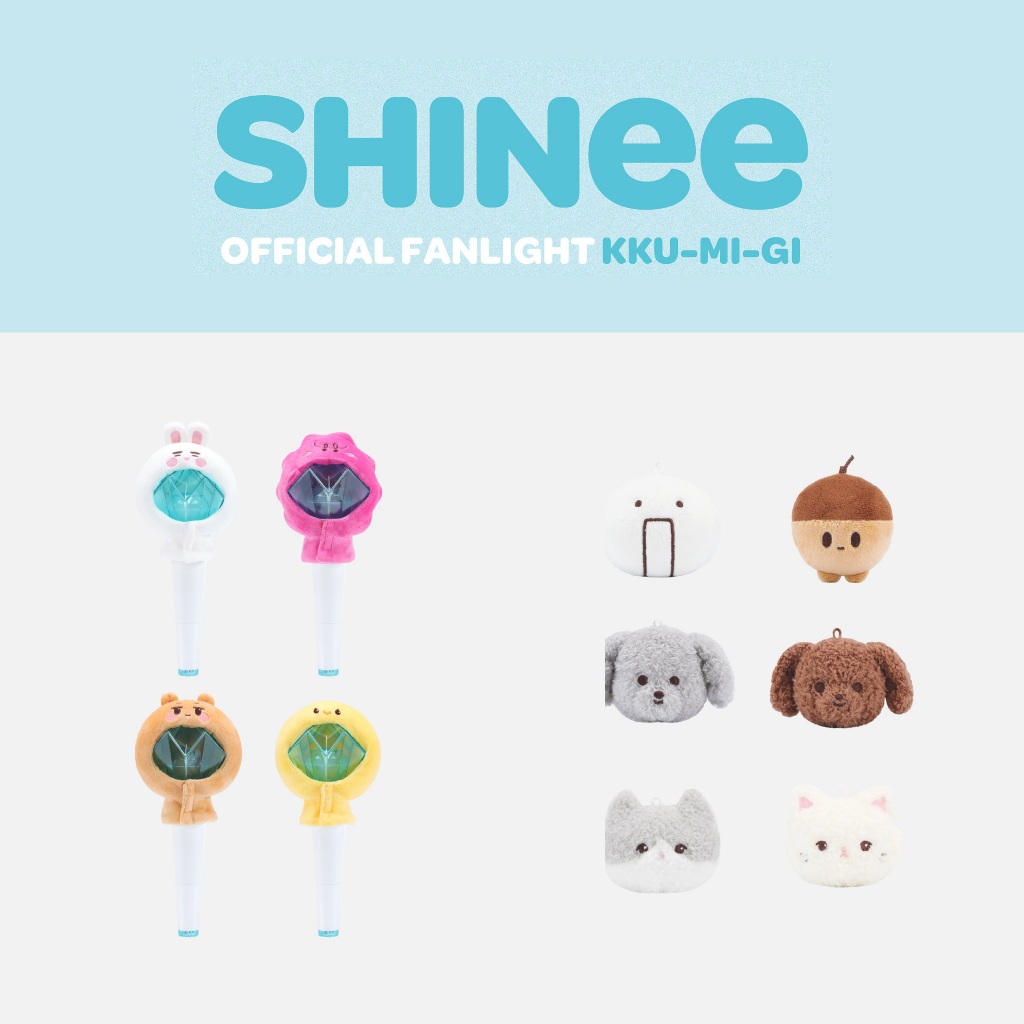 พร้อมส่งในไทย SHINee OFFICIAL FANLIGHT KKU-MI-GI MD FANLIGHT CAPE