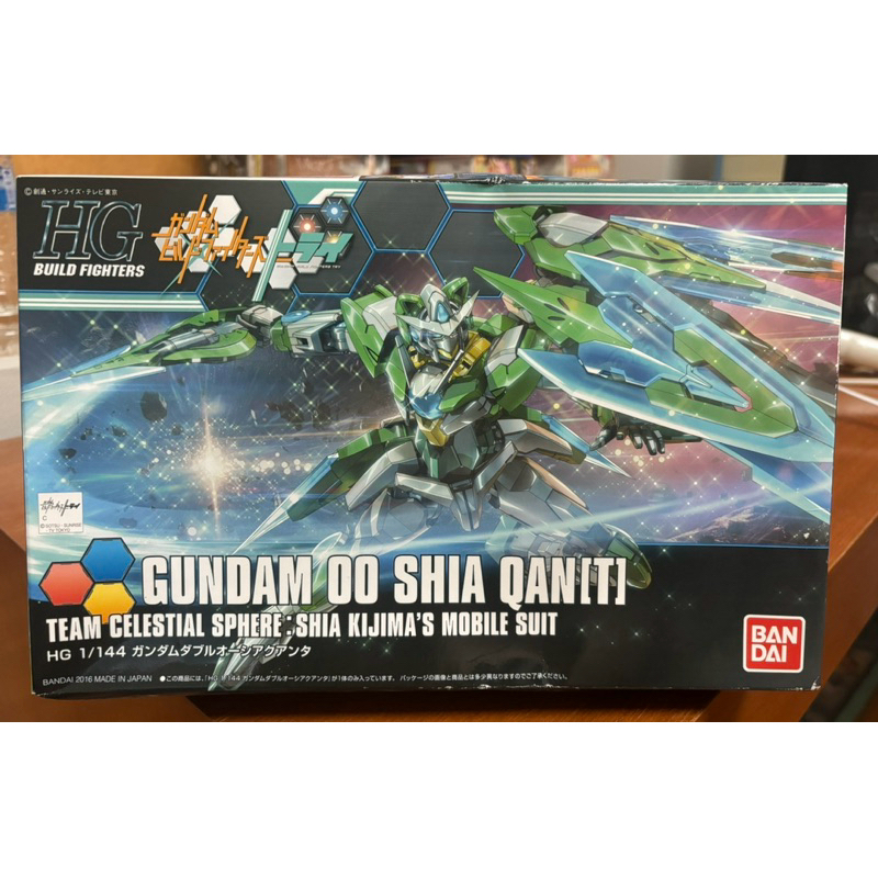 bandai (กล่องยับไม่สวย) hgbf GUNDAM OO SHIA QAN [T] บันไดแดง มือหนึ่ง