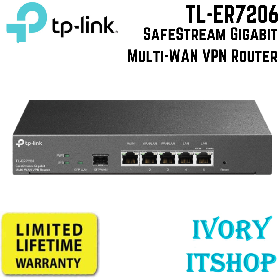 TP-Link ER7206 (TL-ER7206) Omada Gigabit VPN Router
