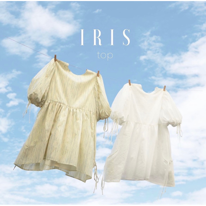 pavebkk - iris top off white