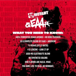 Mutant GEAAR 420 g. Eaa + Bcaa ระหว่างออกกำลังกาย กรดอะมิโน