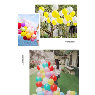 ลูกโป่ง เรนโบว์ สายรุ้งคละสี เนื้อหนา 2.2g สีสวยเหมือนภาพ