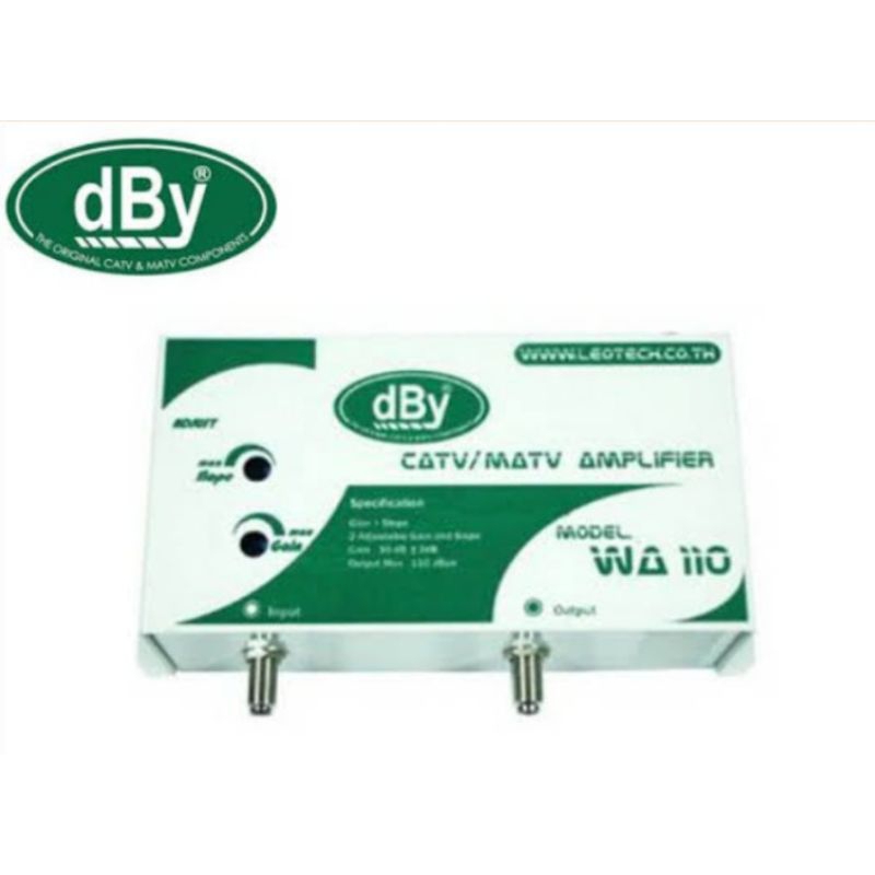 Booster ขยายสัญญาณ DBY WA110 Output 110DB