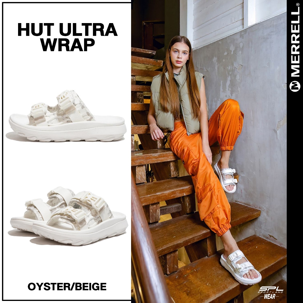 Merrell เมอเรล รองเท้าแตะ รองเท้าผู้หญิง W Hut Ultra Wrap J005896 (3190)