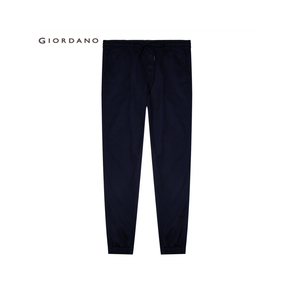 GIORDANO กางเกงจ็อกเกอร์ ผู้ชาย Men's Cotton Jogger Pants 01113017
