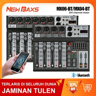 NEW BAXS เครื่องผสมเสียง เครื่องผสมมืออาชีพ6-channel/4-chann…
