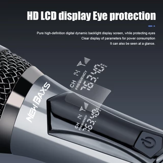 NEW BAXS [การชาร์จเวอร์ชันอัพเกรด] SU604 ไมโครโฟนไร้สายไมโครโฟนไร้สาย UHF5V การชาร์จไมโครโฟนเสียงมืออาชีพ