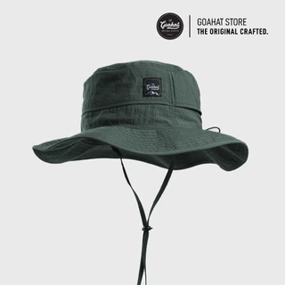 G100 Moss Green หมวกเดินป่า หมวกทหาร กันน้ำ ระบายอากาศได้ดี แห้งไว ทรงสวย เบา ใส่สบาย