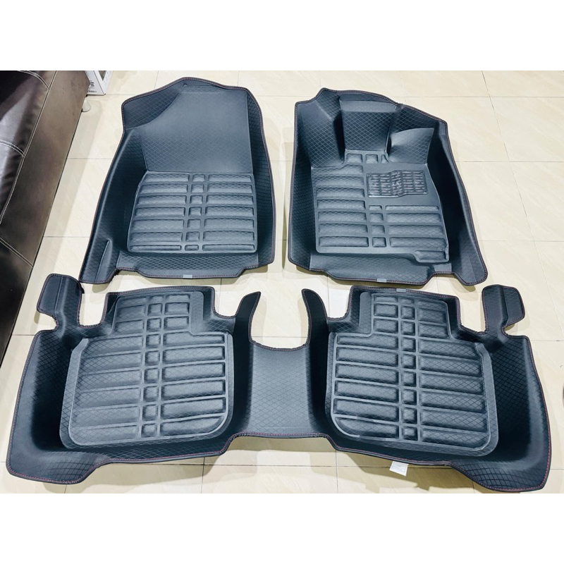 พรมรถยนต์ 6D แบบปั้มขึ้นรูป รุ่น Honda Accord G10 Hybrid / ธรรมดา