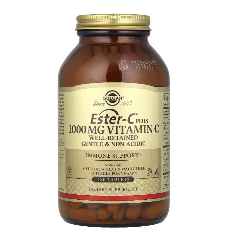 หมดอายุ04/27solgar_Ester-C1000mg180tablet