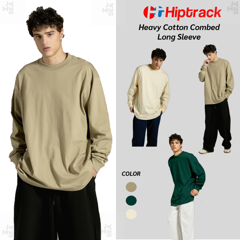 เสื้อ Hiptrack รุ่น Heavy Cotton Combed Long Sleeve