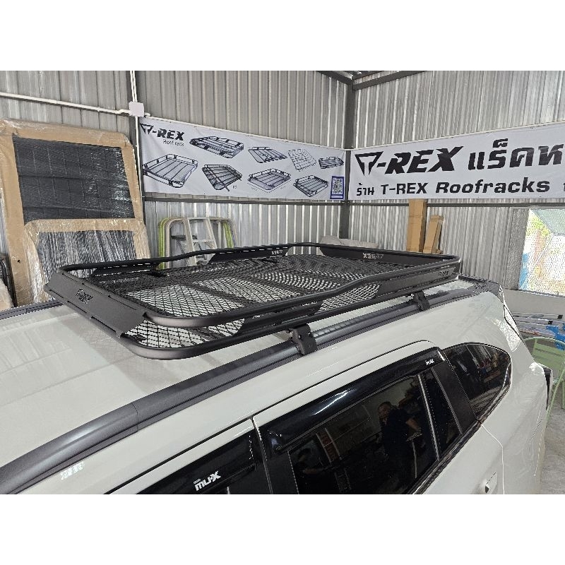 แร็คหลังคา R9X1 ขนาด 110x160 cm. พร้อมชุดขา isuzu Mu-X ปี2021-ปัจจุบัน รุ่นที่มีราวหลังคา