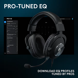Logitech G Pro X SE Wired Gaming Headset หูฟังเกมมิ่งแบบใช้สาย พร้อมไมโครโฟนแบบถอดได้