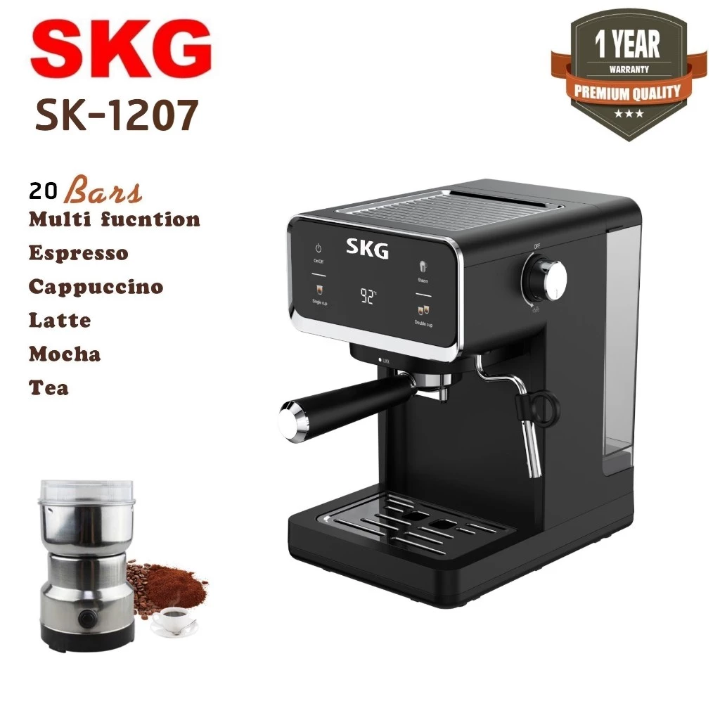 SKG เครื่องชงกาแฟสด รุ่น SK-1207 แถมฟรี!! ก้านชง,ถ้วยกรอง 2 ขนาด,ช้อนตักกาแฟ thumbnail 3