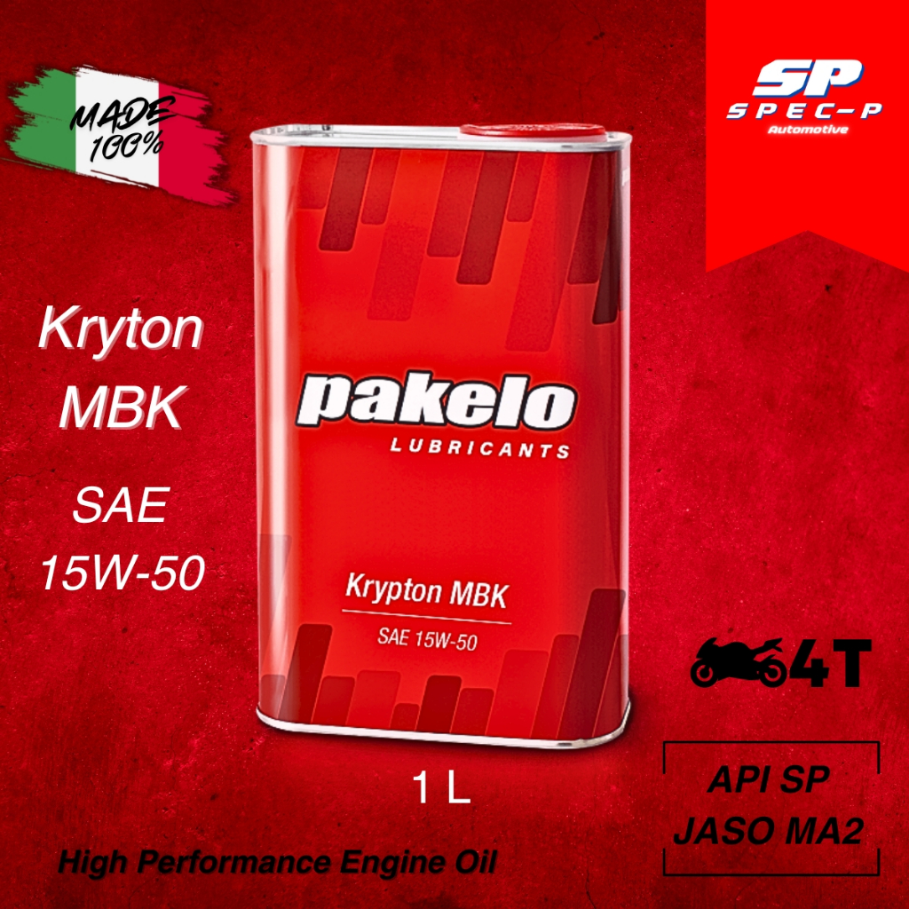 PAKELO Kryton MBK 15W50 1lite น้ำมันเครื่องมอเตอร์ไซค์