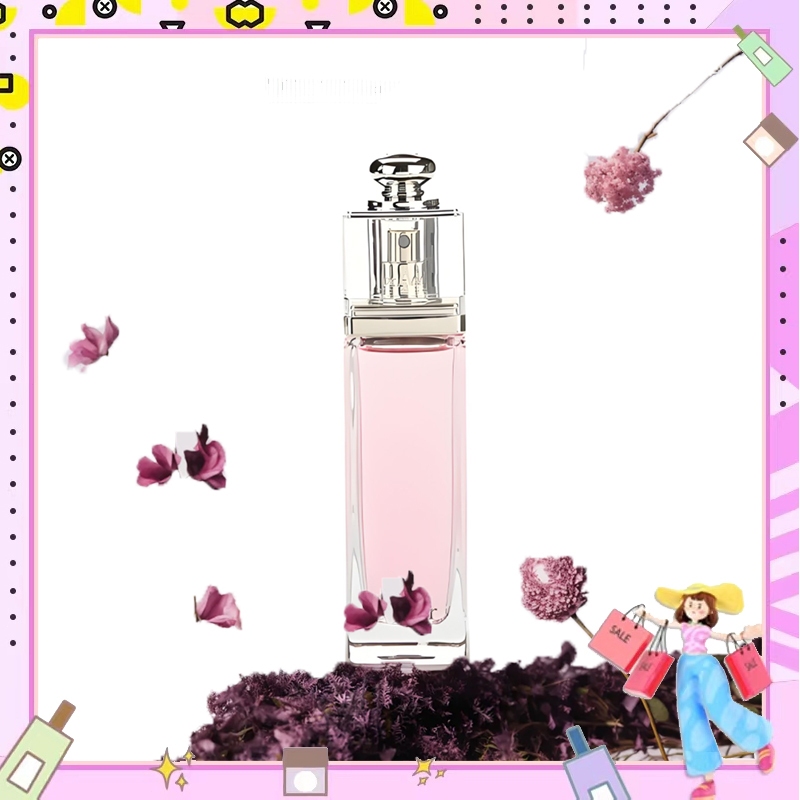 แท้จริง100% D*i#o%r Addict Eau Fraiche Pink EDT 100ml -กลิ่นดอกไม้และผลไม้