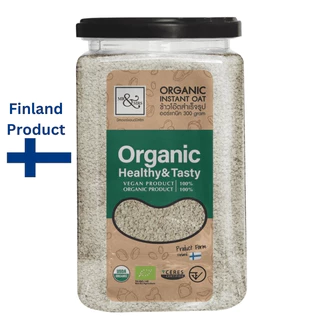 Mr. & Mrs. ข้าวโอ๊ตสำเร็จรูปพร้อมทาน Organic Instant Oat (300g)