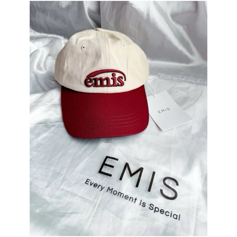 หมวกแก๊ป emis ทูโทน สามารถปรับได้ พร้อมส่ง